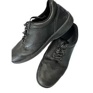 Orthofeet Black Leather Avery Oxford Shoes Men’s Size 12 2E Wide Style 410
